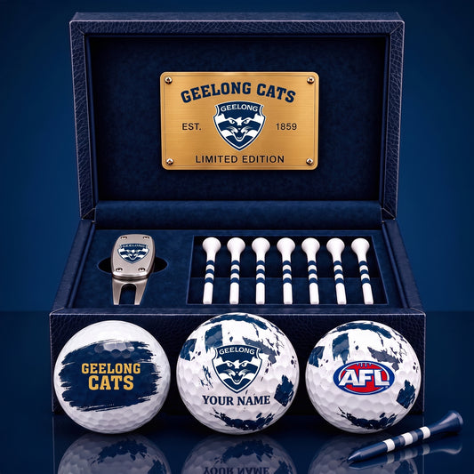 PREMIUM AFL X GC EXCLUSIVE PERSONALIZED GOLF BALL SET LIMITED EDTION