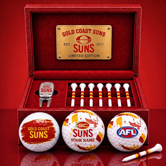 PREMIUM AFL X GCS EXCLUSIVE PERSONALIZED GOLF BALL SET LIMITED EDTION