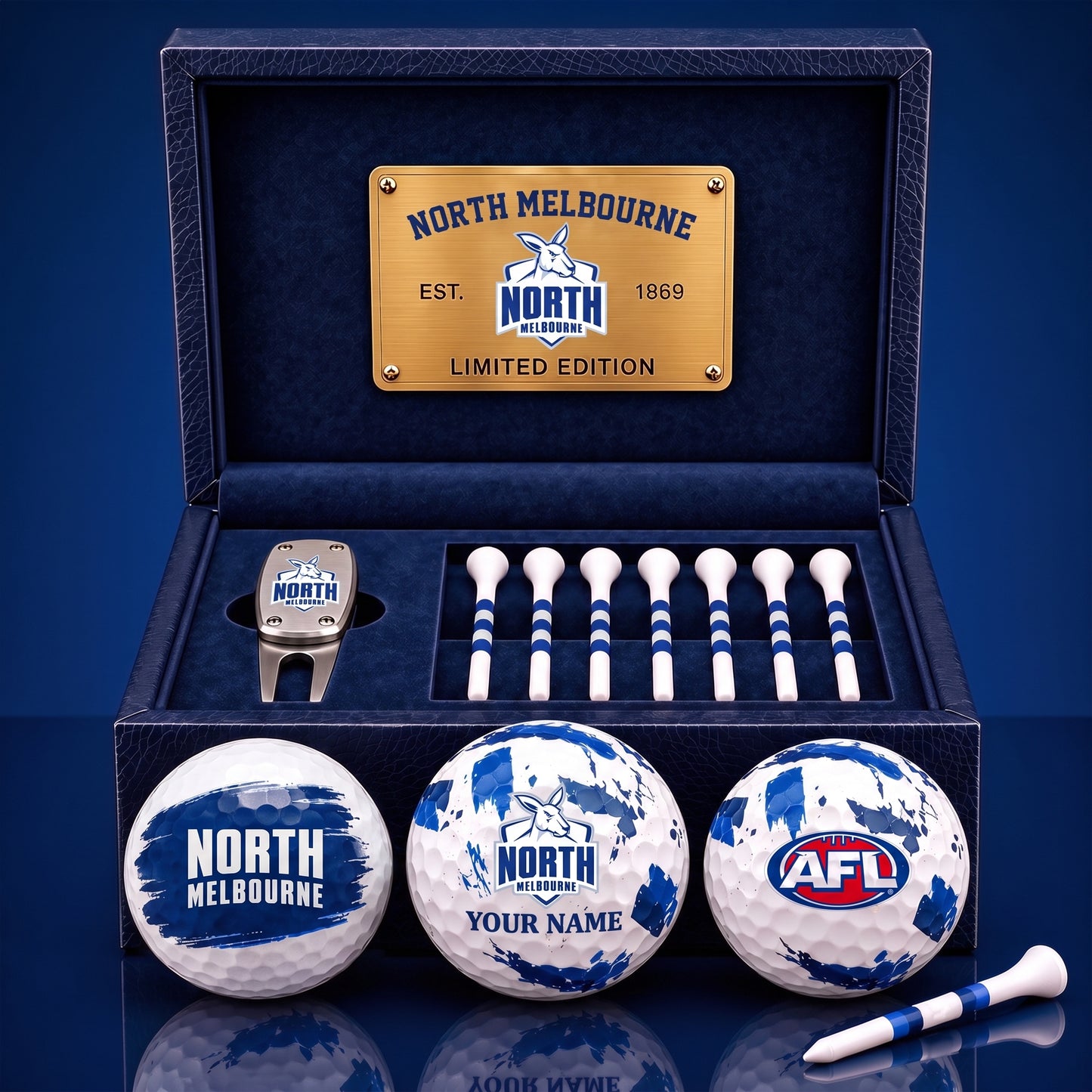 PREMIUM AFL X NM EXCLUSIVE PERSONALIZED GOLF BALL SET LIMITED EDTION