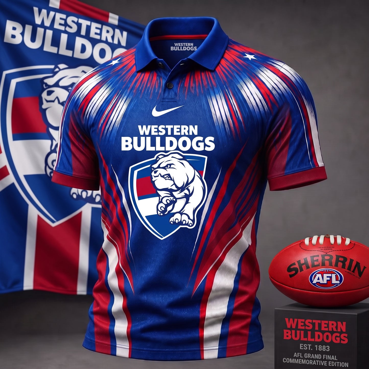 PREMIUM AFL X WB EXCULISVE COLORFUL POLO SHIRT LIMITED EDITION