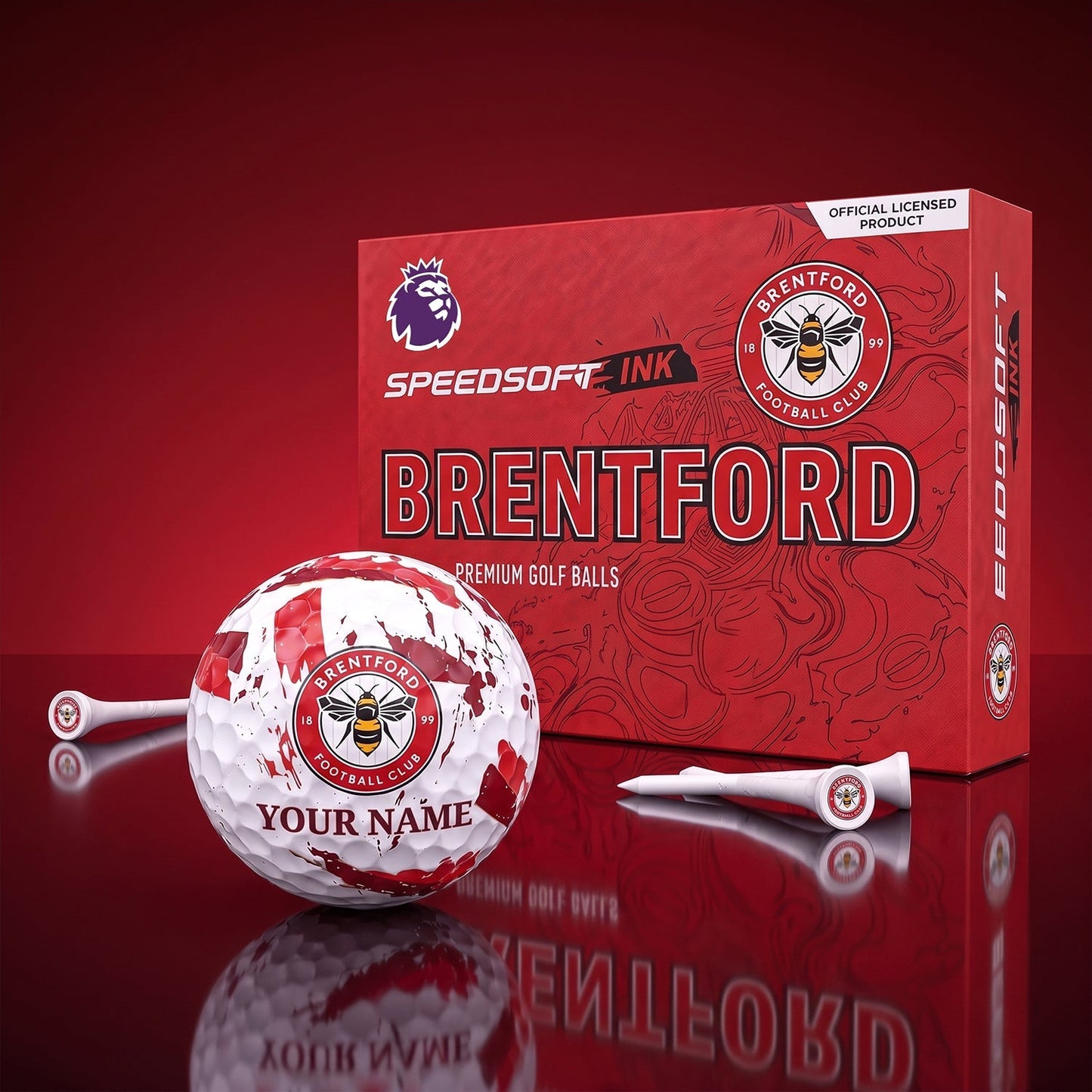 PREMIUM EPL X BRE EXCLUSIVE PERSONALIZED GOLF BALL SET LIMITED EDTION