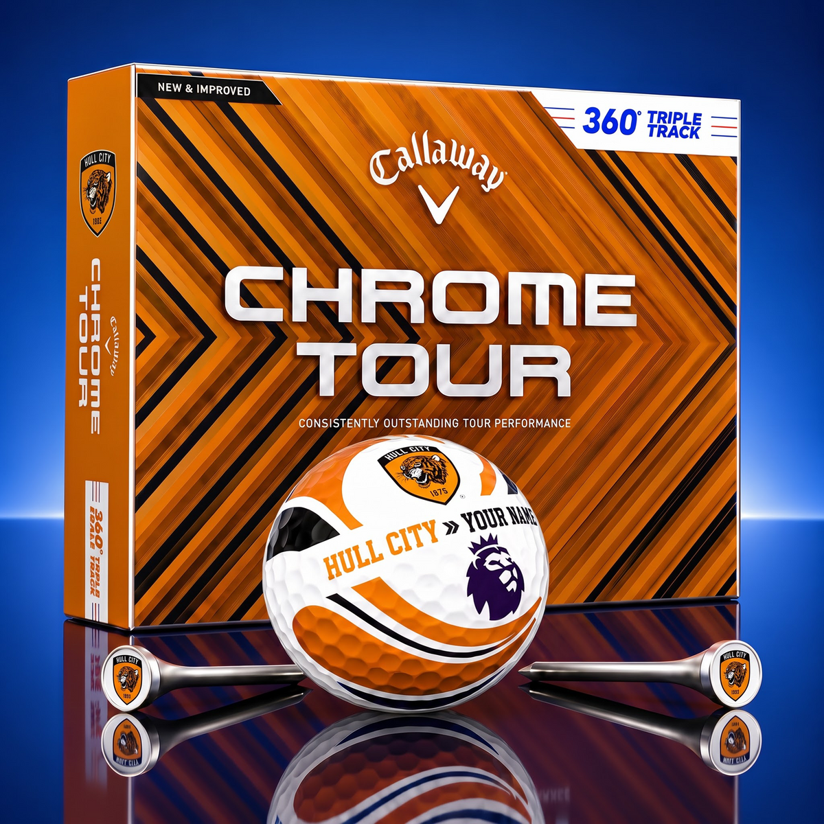 PREMIUM EPL X HC EXCLUSIVE  TOURNAMENT  PERSONALIZED GOLF BALL V30 COLLECTION