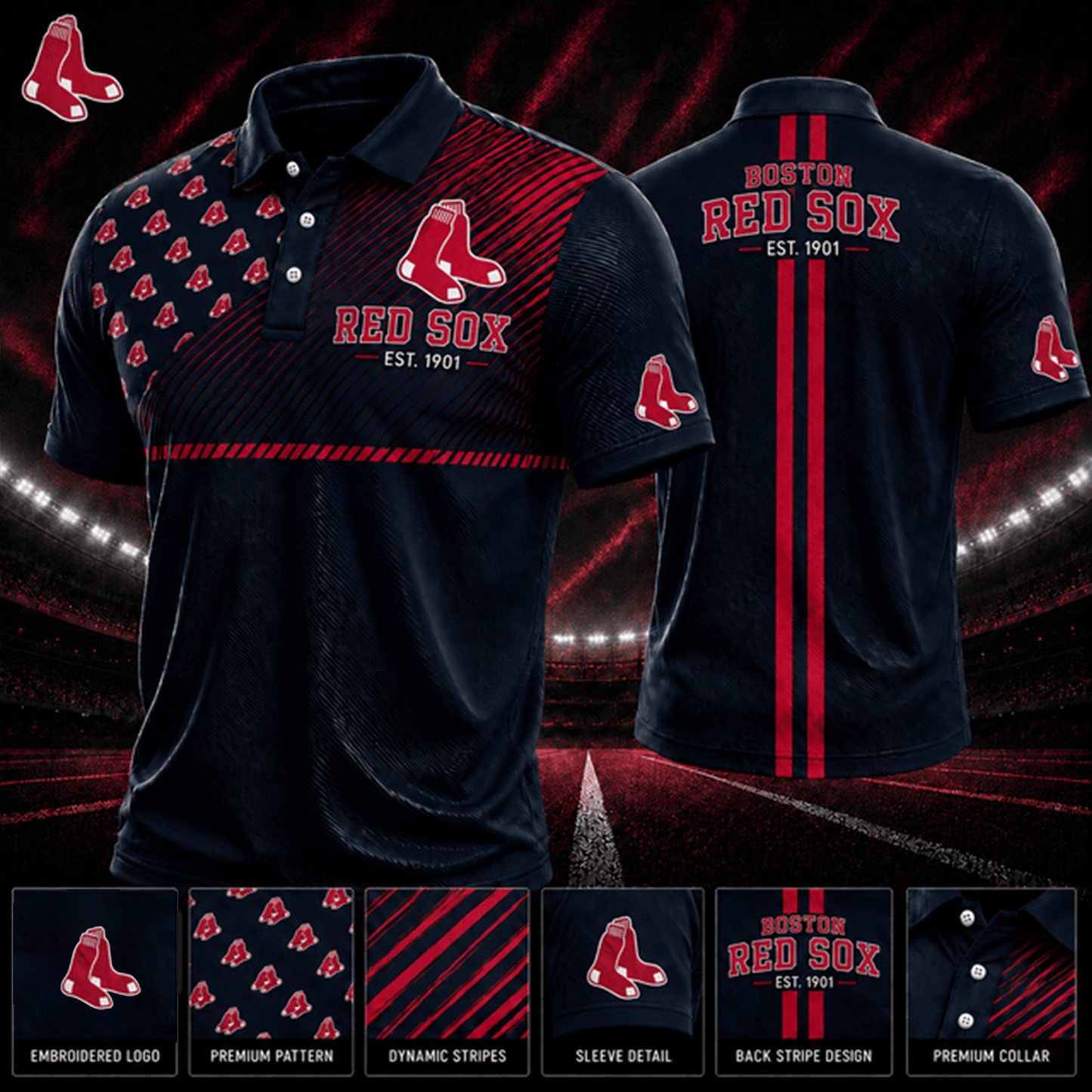 PREMIUM MLB X BRS EXCLUSIVE POLO SHIRT LIMITED EDITION