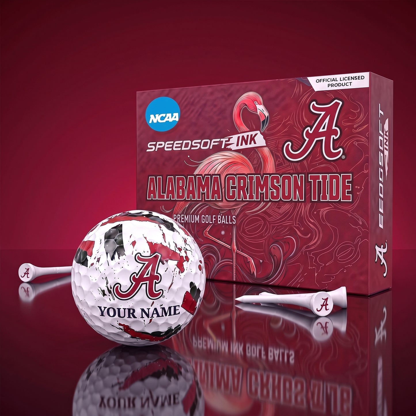 PREMIUM NCAA X ACT EXCLUSIVE PERSONALIZED GOLF BALL SET LIMITED EDTION