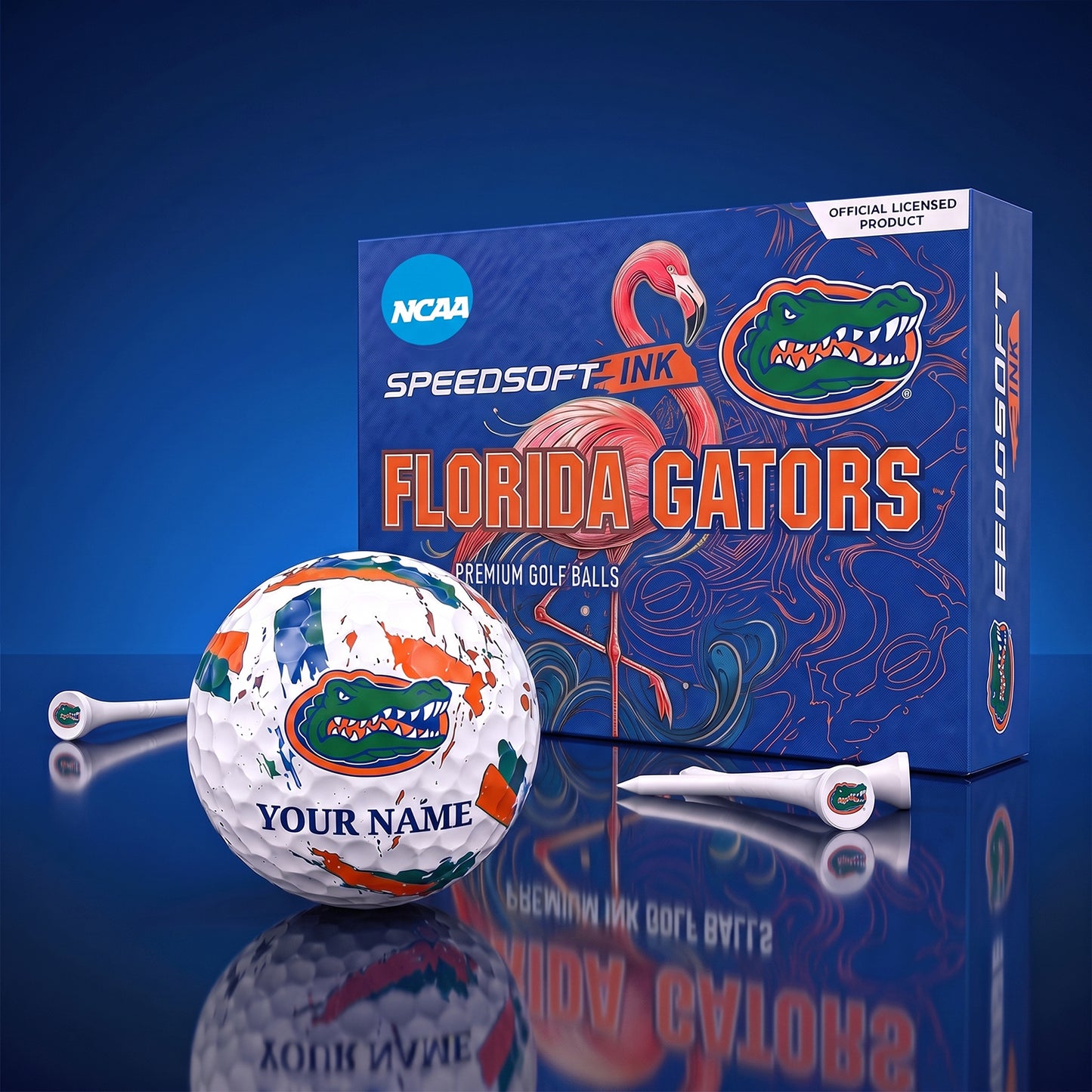 PREMIUM NCAA X FG EXCLUSIVE PERSONALIZED GOLF BALL SET LIMITED EDTION