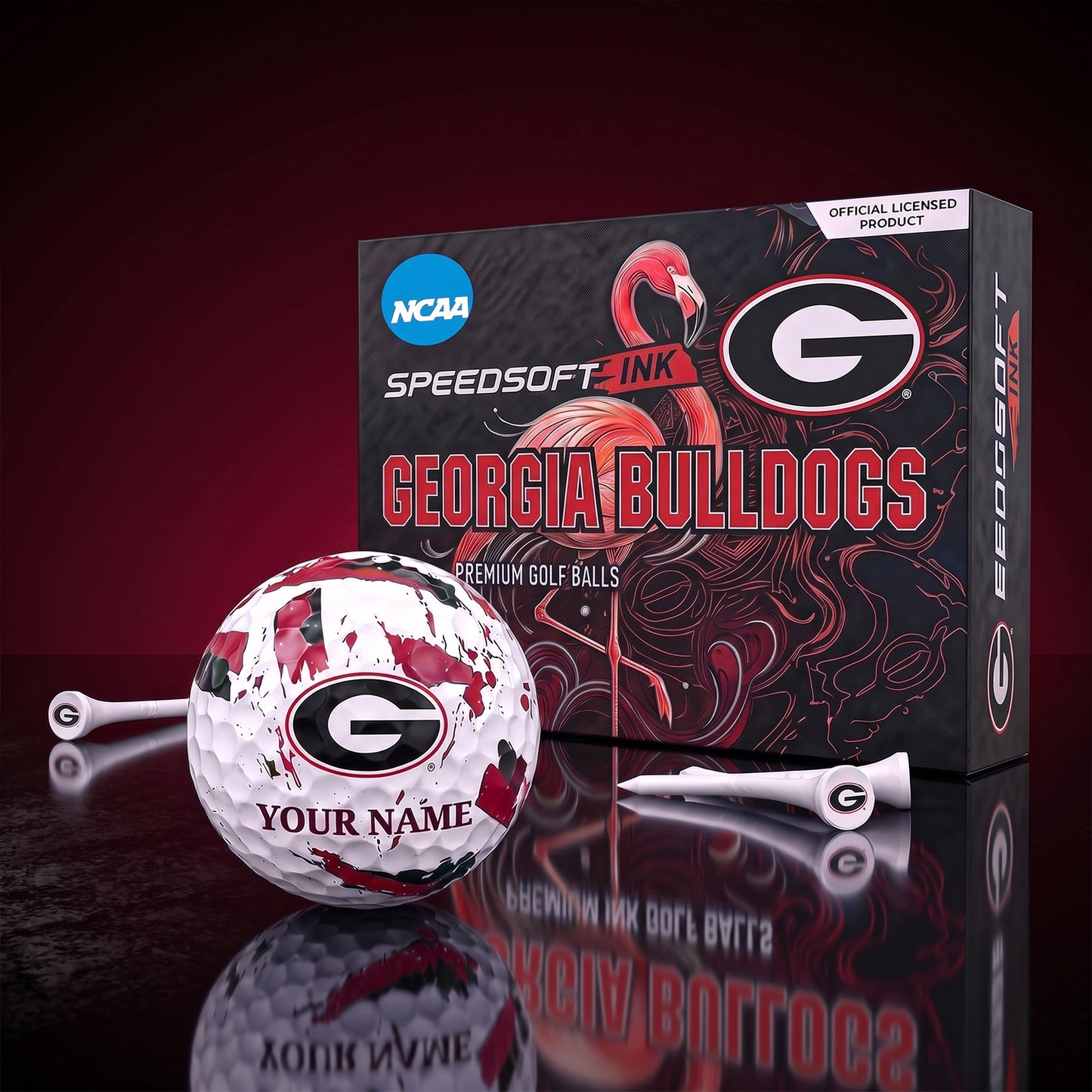 PREMIUM NCAA X GB EXCLUSIVE PERSONALIZED GOLF BALL SET LIMITED EDTION