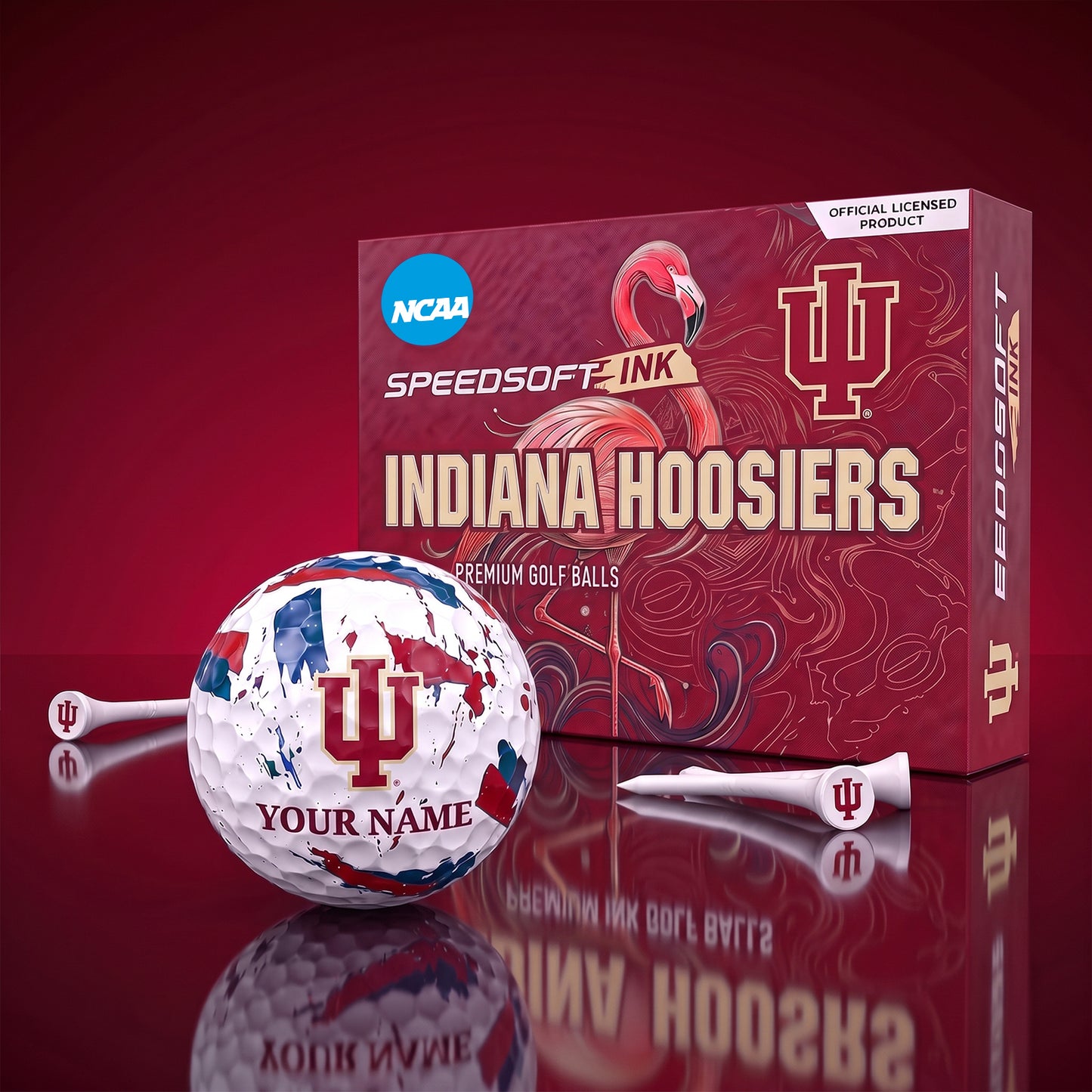 PREMIUM NCAA X HOO EXCLUSIVE PERSONALIZED GOLF BALL SET LIMITED EDTION