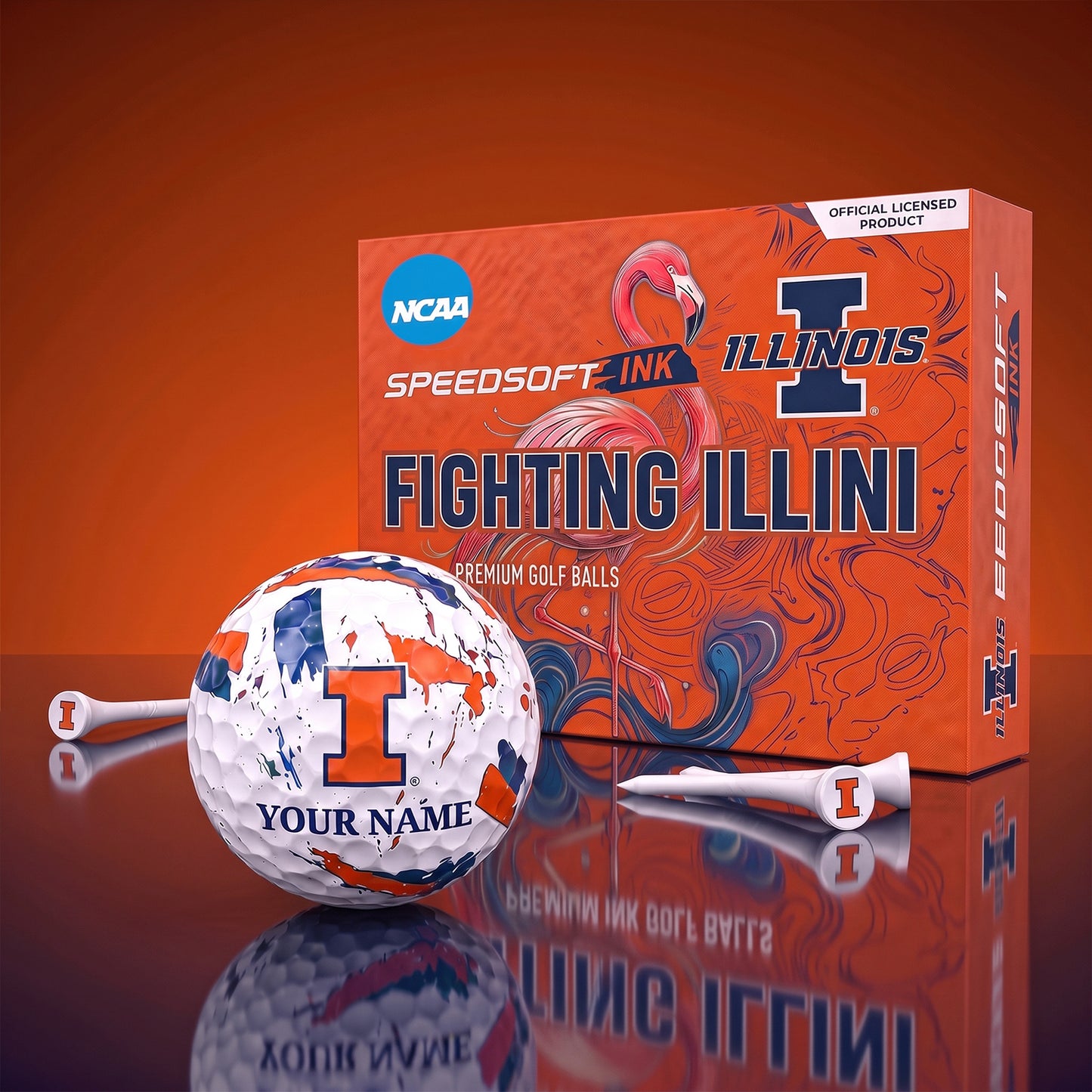 PREMIUM NCAA X IFI EXCLUSIVE PERSONALIZED GOLF BALL SET LIMITED EDTION
