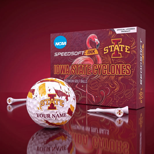 PREMIUM NCAA X ISC EXCLUSIVE PERSONALIZED GOLF BALL SET LIMITED EDTION