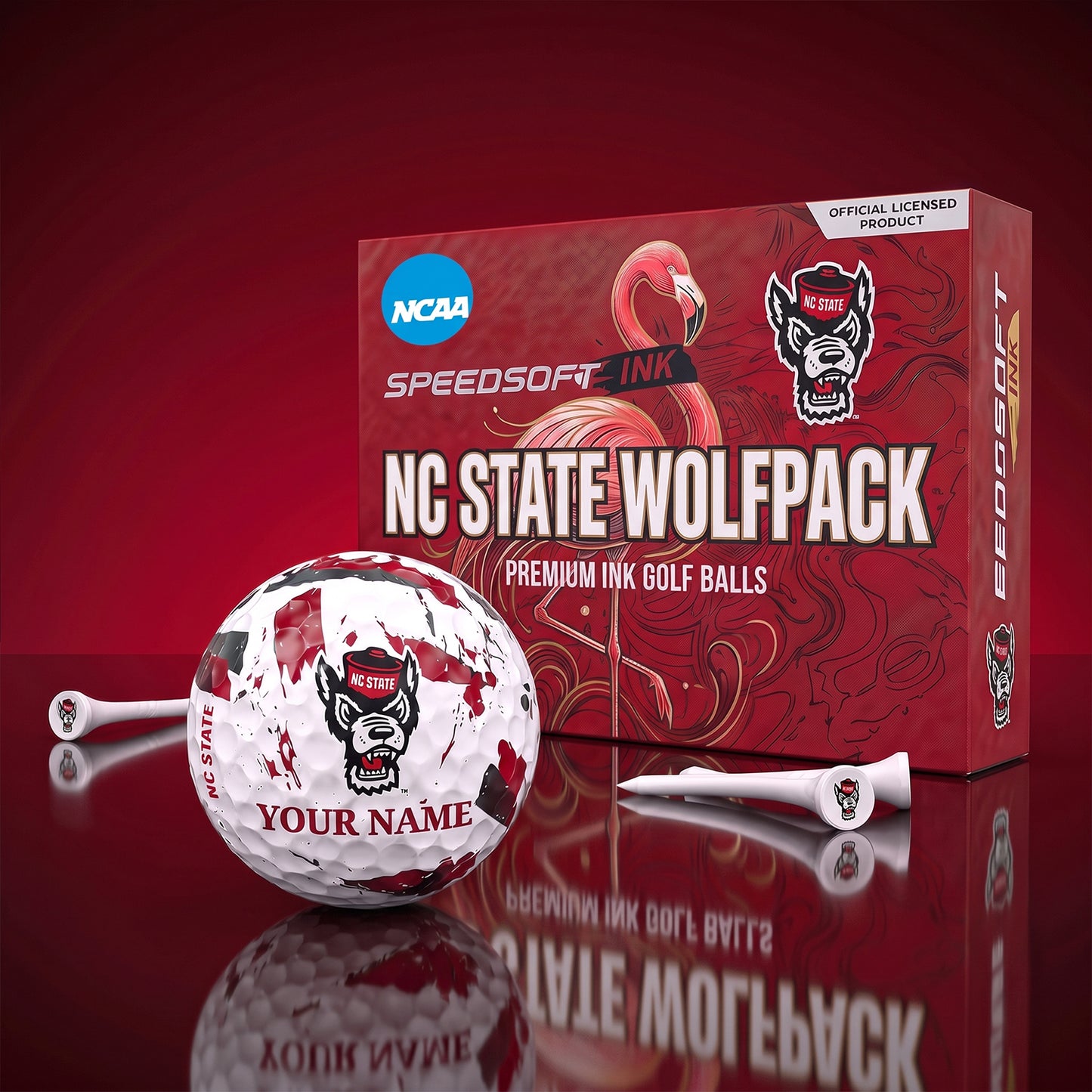 PREMIUM NCAA X NCSW EXCLUSIVE PERSONALIZED GOLF BALL SET LIMITED EDTION