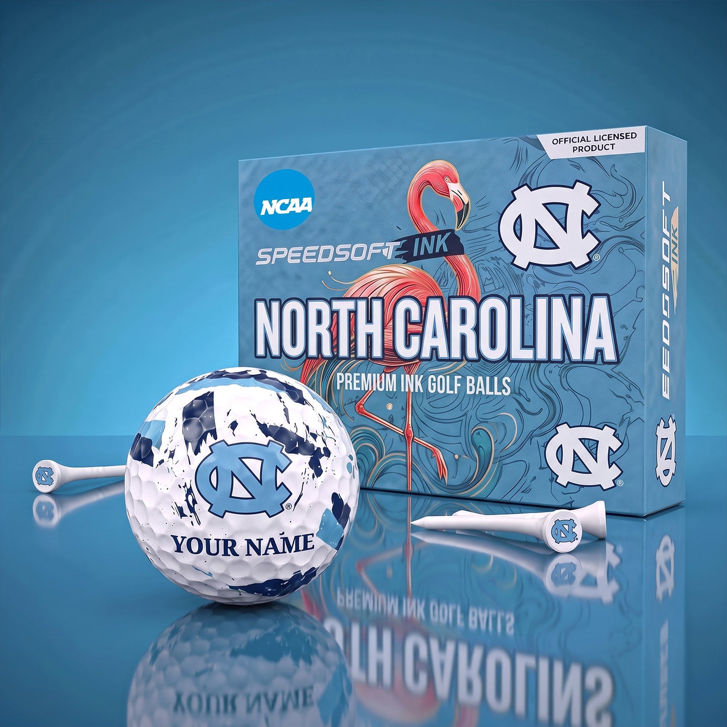 PREMIUM NCAA X NCTH EXCLUSIVE PERSONALIZED GOLF BALL SET LIMITED EDTION