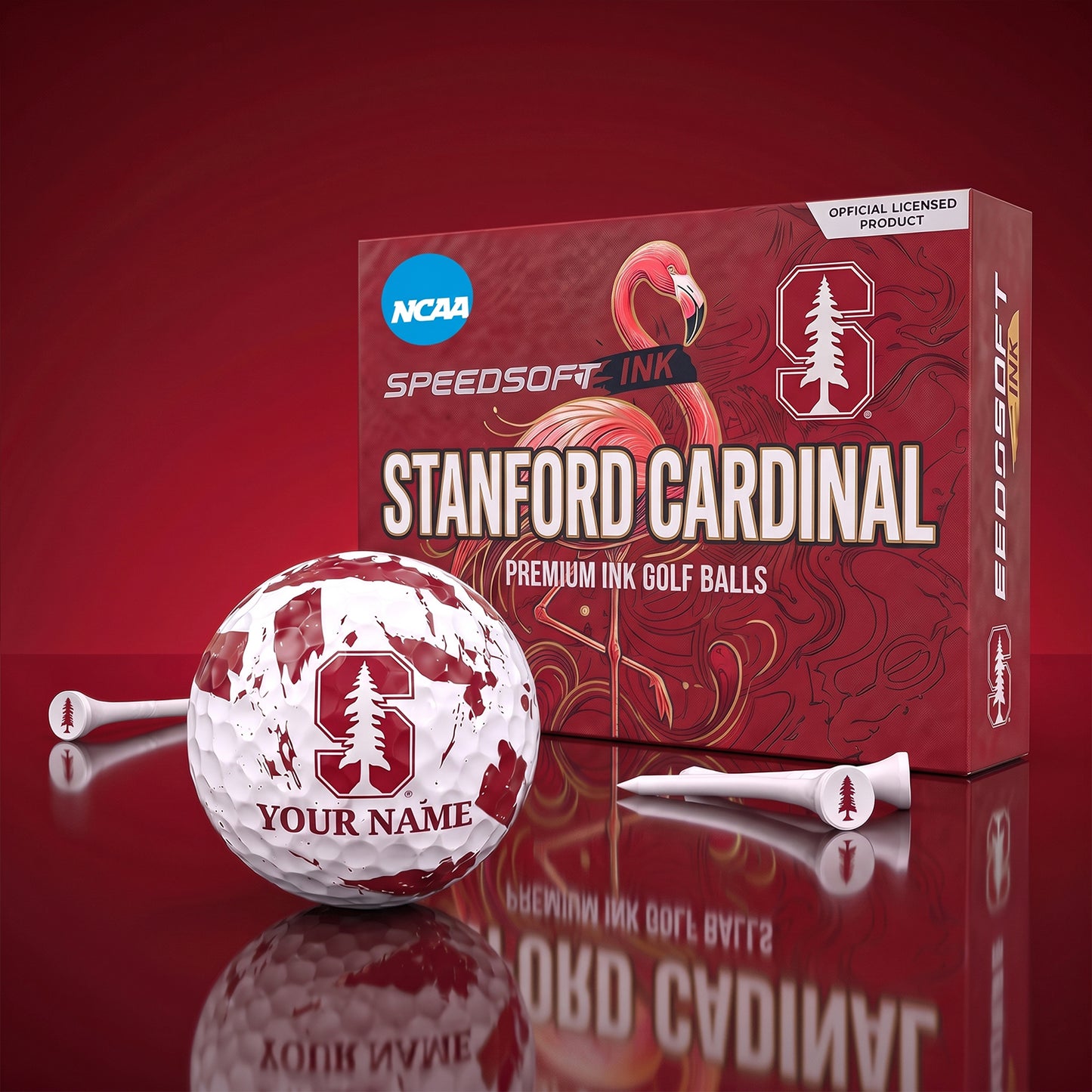 PREMIUM NCAA X SC EXCLUSIVE PERSONALIZED GOLF BALL SET LIMITED EDTION
