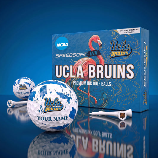 PREMIUM NCAA X UCLA EXCLUSIVE PERSONALIZED GOLF BALL SET LIMITED EDTION