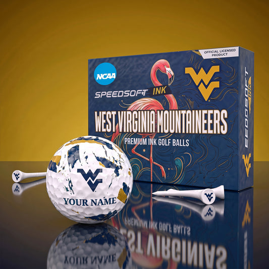 PREMIUM NCAA X WVM EXCLUSIVE PERSONALIZED GOLF BALL SET LIMITED EDTION