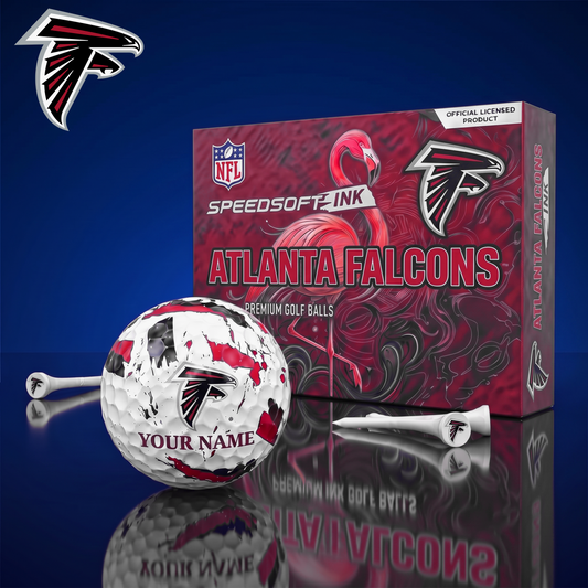 PREMIUM NFL X AF EXCLUSIVE PERSONALIZED GOLF BALL SET LIMITED EDTION