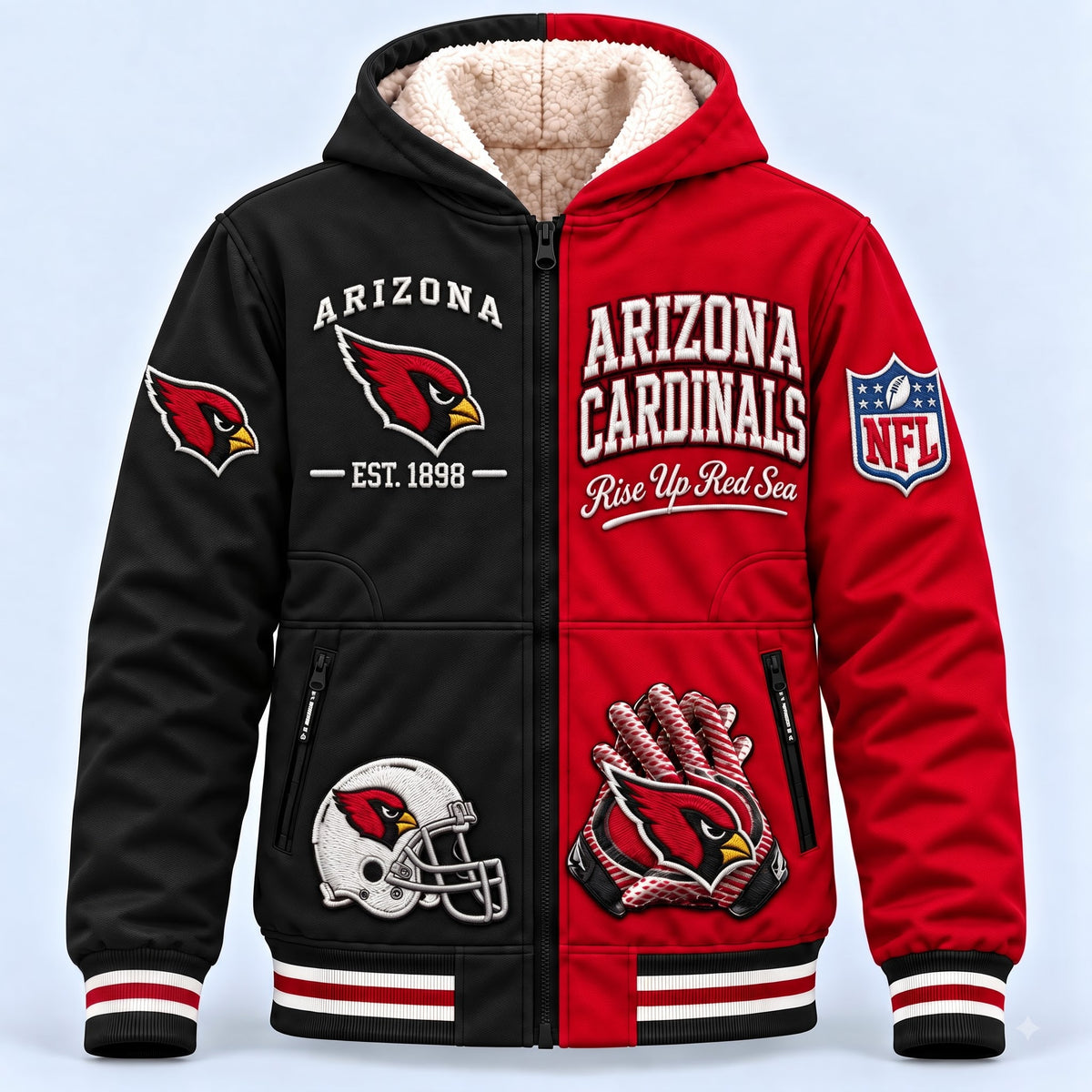 PREMIUM NFL X ARI AURA LUXE FLEECE JACKET LIMITED EDITION