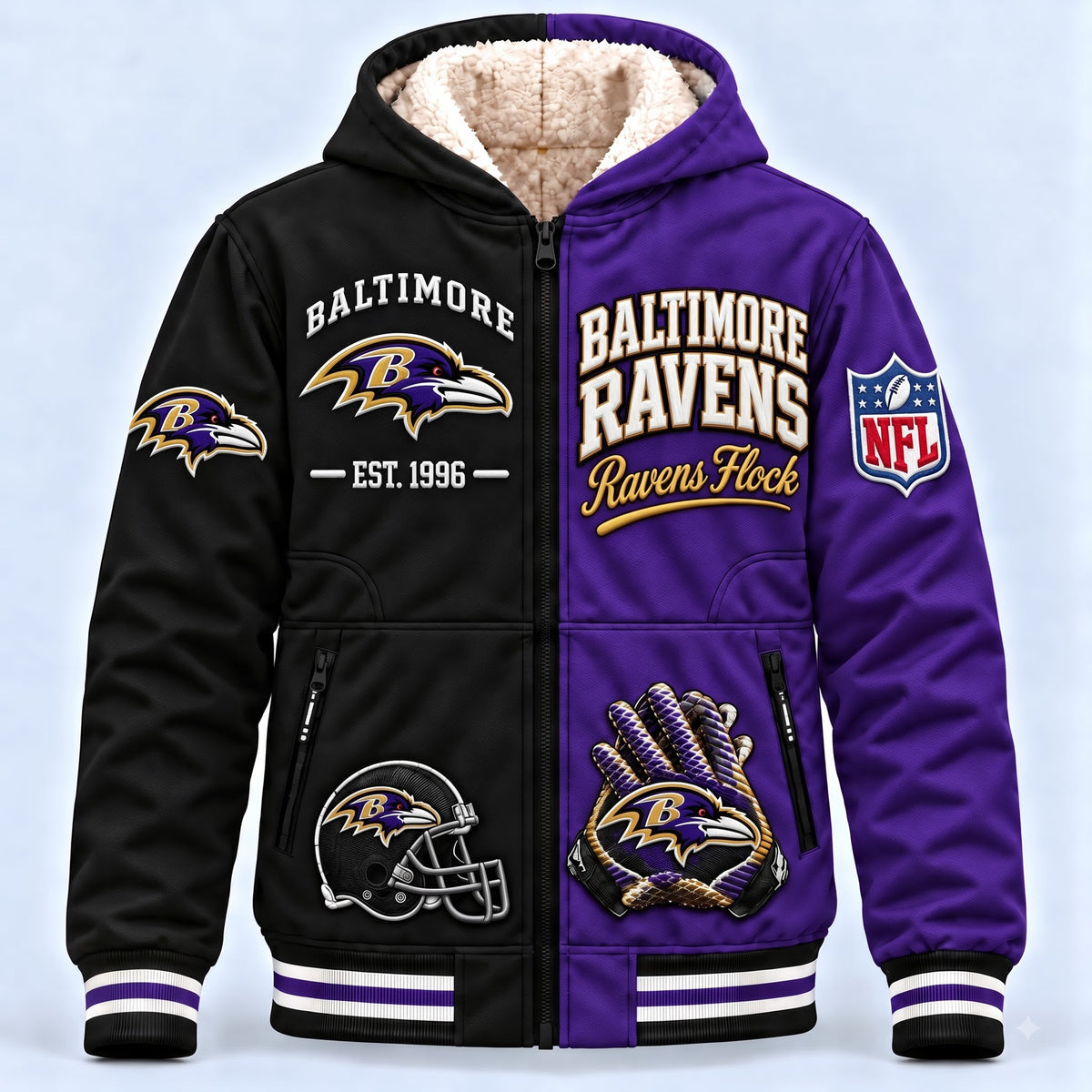 PREMIUM NFL X BAL AURA LUXE FLEECE JACKET LIMITED EDITION