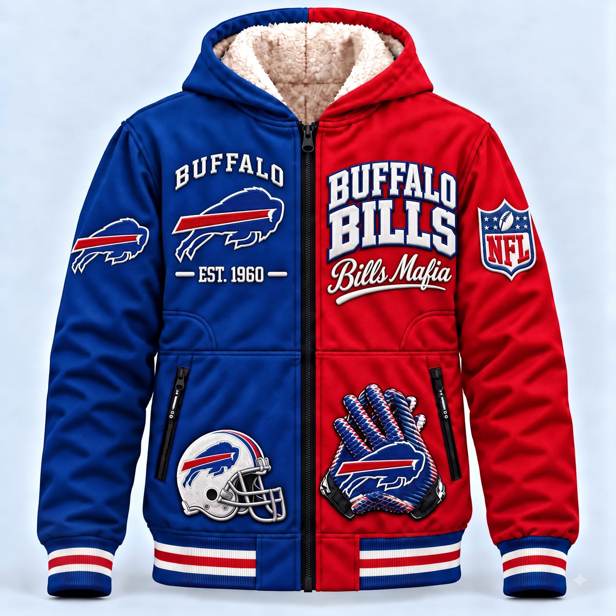 PREMIUM NFL X BUF AURA LUXE FLEECE JACKET LIMITED EDITION