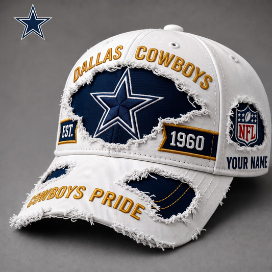 PREMIUM NFL X DC EXCLUSIVE PERSONALIZED CAP FOR GAME DAY