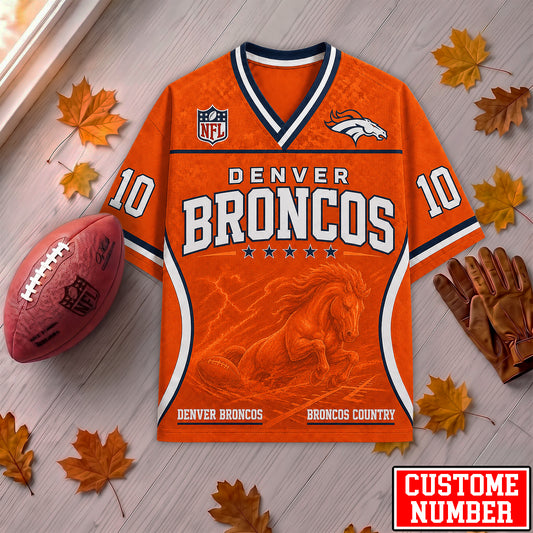 PREMIUM NFL X DEN EXCLUSIVE PERONALIZED Gridiron Legacy V-Neck SHIRT LIMITED EDITION