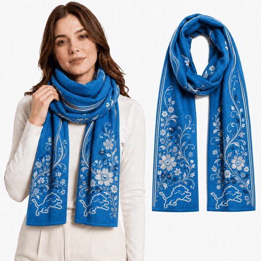 PREMIUM NFL X DL EXCLUSIVE Floral Scarf Big Gift For Women Limited Edition