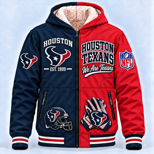 PREMIUM NFL X HOU AURA LUXE FLEECE JACKET LIMITED EDITION