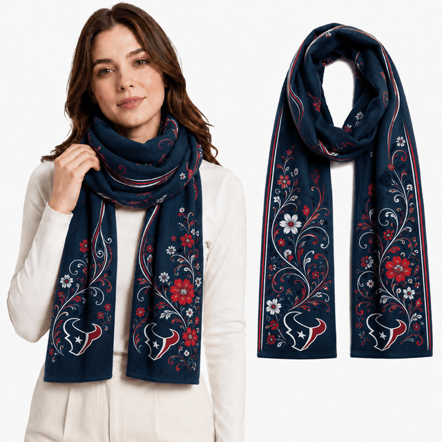 PREMIUM NFL X HT EXCLUSIVE Floral Scarf Big Gift For Women Limited Edition