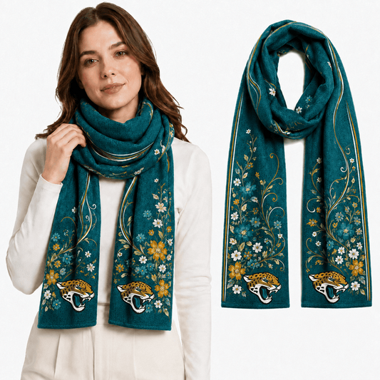 PREMIUM NFL X JJ EXCLUSIVE Floral Scarf Big Gift For Women Limited Edition