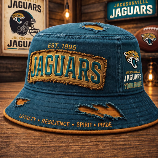 PREMIUM NFL X JJ EXCLUSIVE PERSONALIZED BUCKET HAT LIMITED EDITION