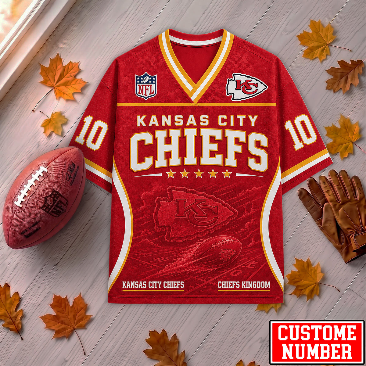 PREMIUM NFL X KC EXCLUSIVE PERONALIZED Gridiron Legacy V-Neck SHIRT LIMITED EDITION