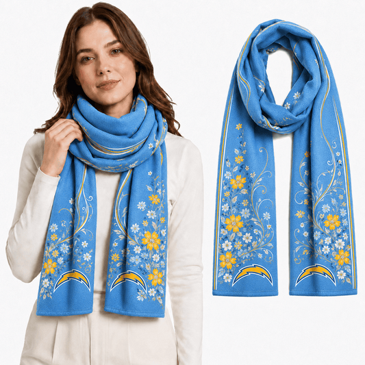 PREMIUM NFL X LAC EXCLUSIVE Floral Scarf Big Gift For Women Limited Edition