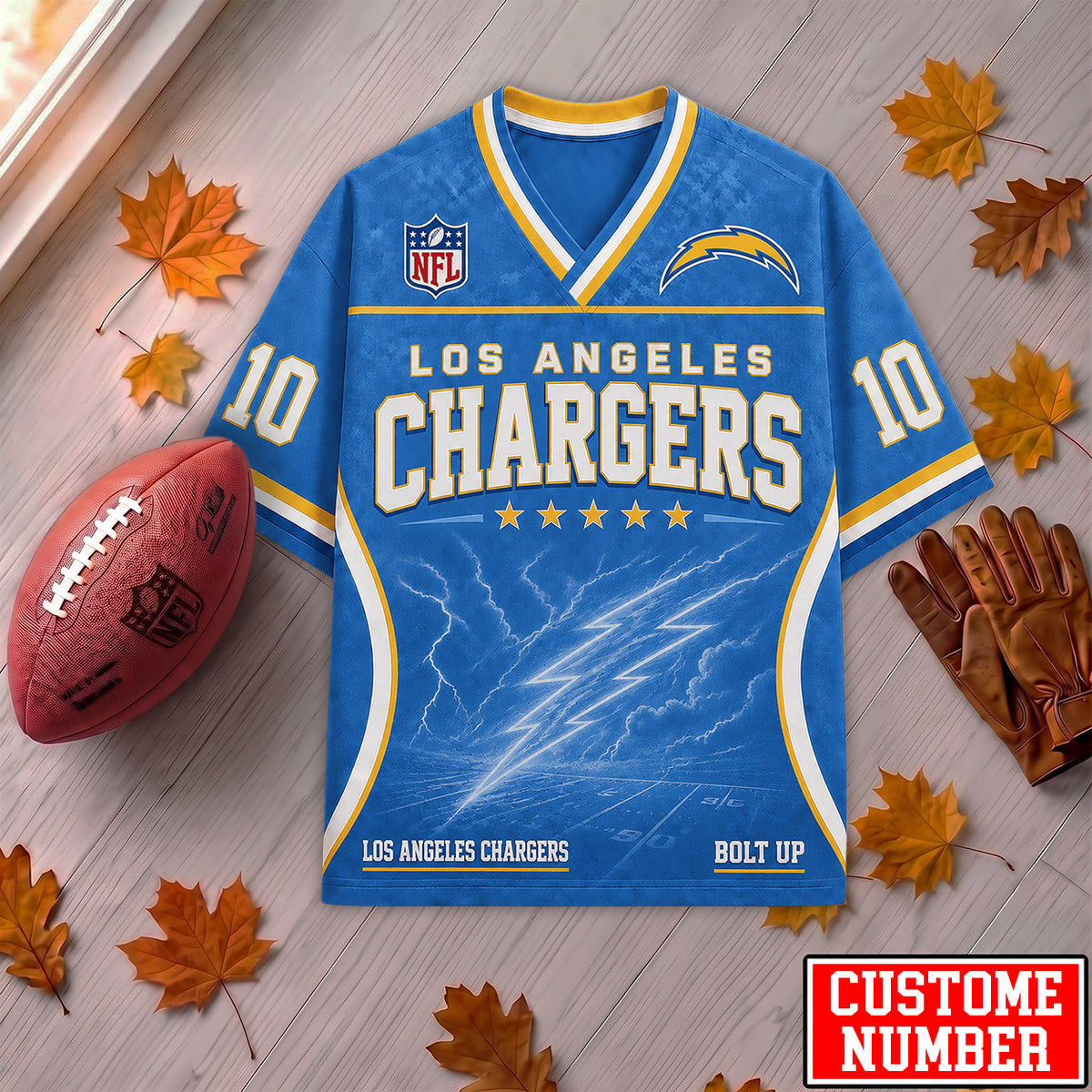 PREMIUM NFL X LAC EXCLUSIVE PERONALIZED Gridiron Legacy V-Neck SHIRT LIMITED EDITION