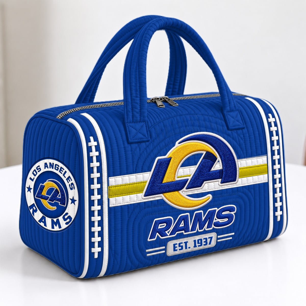 PREMIUM NFL X LAR EXCLUSIVE 3D Quilted Luggage Travel Bag LIMITED EDITION