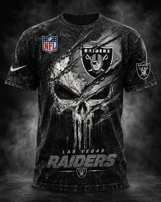 PREMIUM NFL X LV EXCLUSIVE OLD-SKULL 3D Tshirt LIMITED EDITION