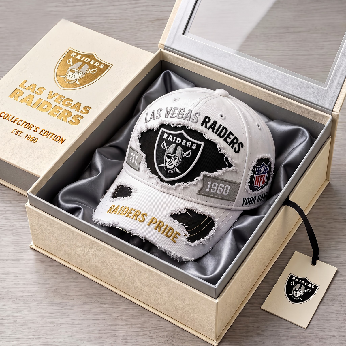 PREMIUM NFL X LVR DELUXE CUSTOME NAME CLASSIC CAP LIMTED EDITION