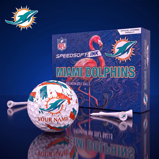 PREMIUM NFL X MD EXCLUSIVE PERSONALIZED GOLF BALL SET LIMITED EDTION
