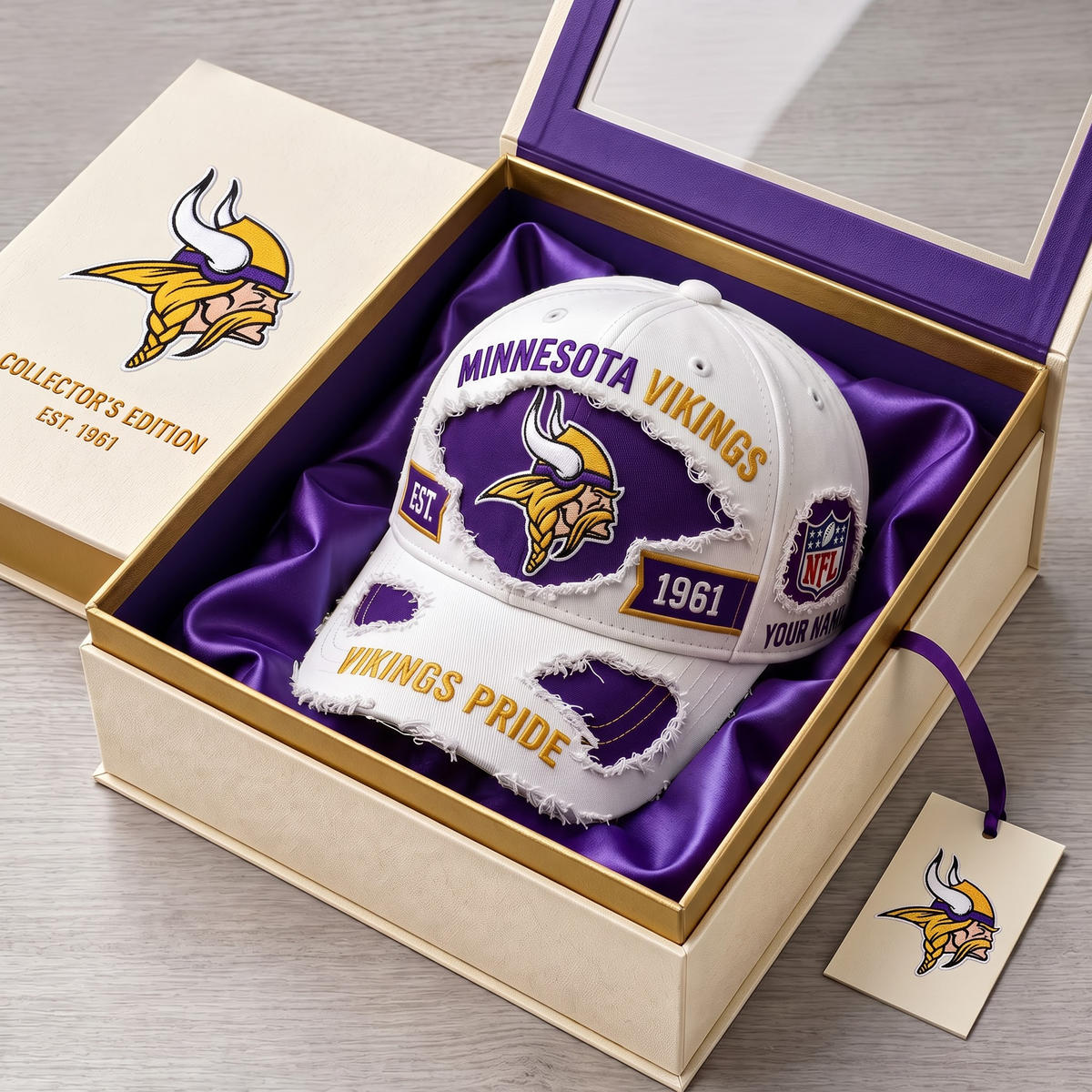 PREMIUM NFL X MV DELUXE CUSTOME NAME CLASSIC CAP LIMTED EDITION