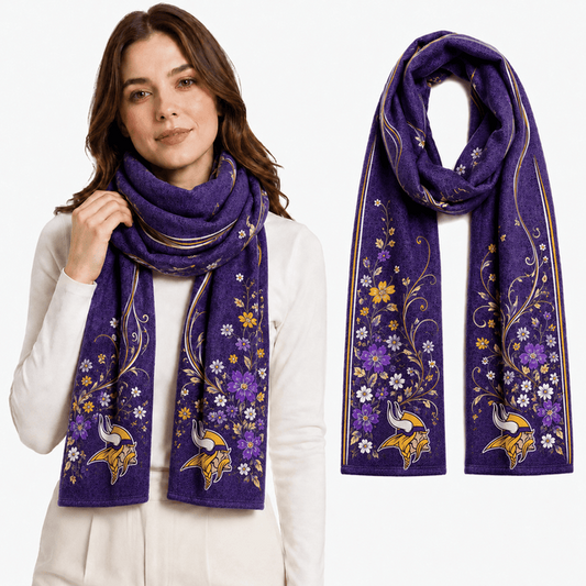PREMIUM NFL X MV EXCLUSIVE Floral Scarf Big Gift For Women Limited Edition