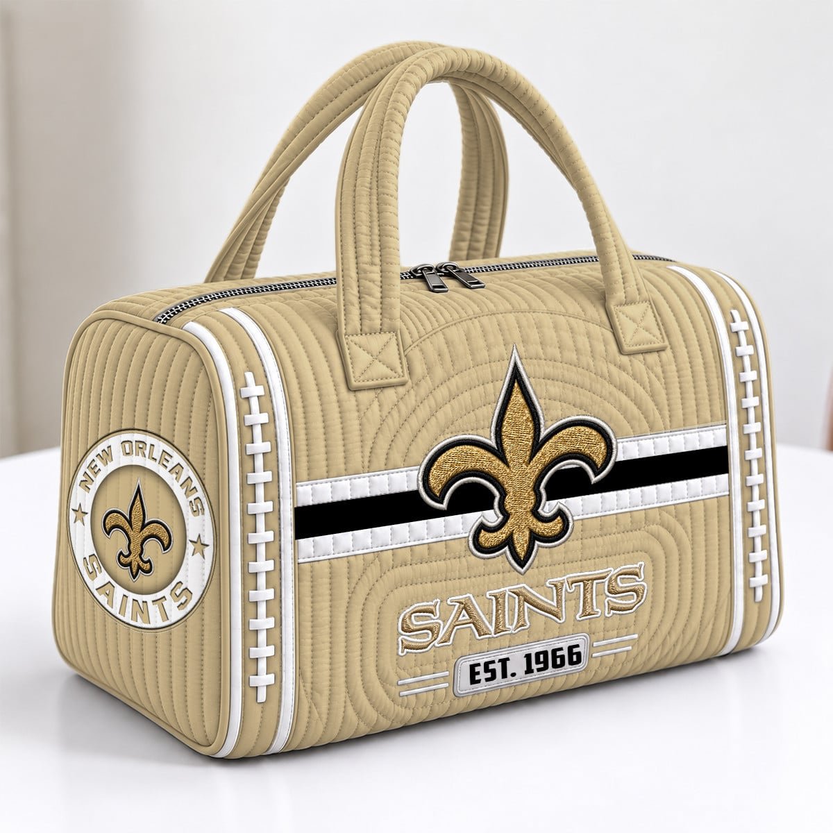 PREMIUM NFL X NO EXCLUSIVE 3D Quilted Luggage Travel Bag LIMITED EDITION