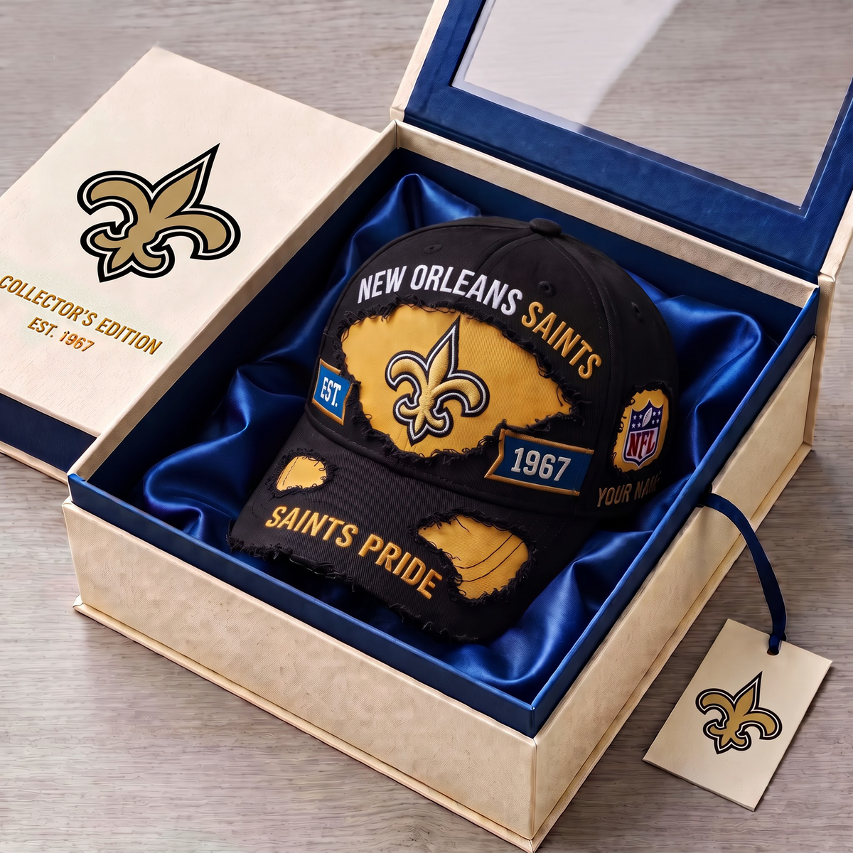 PREMIUM NFL X NOS DELUXE CUSTOME NAME CLASSIC CAP LIMTED EDITION