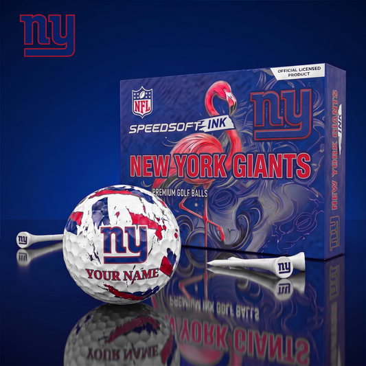 PREMIUM NFL X NYG EXCLUSIVE PERSONALIZED GOLF BALL SET LIMITED EDTION