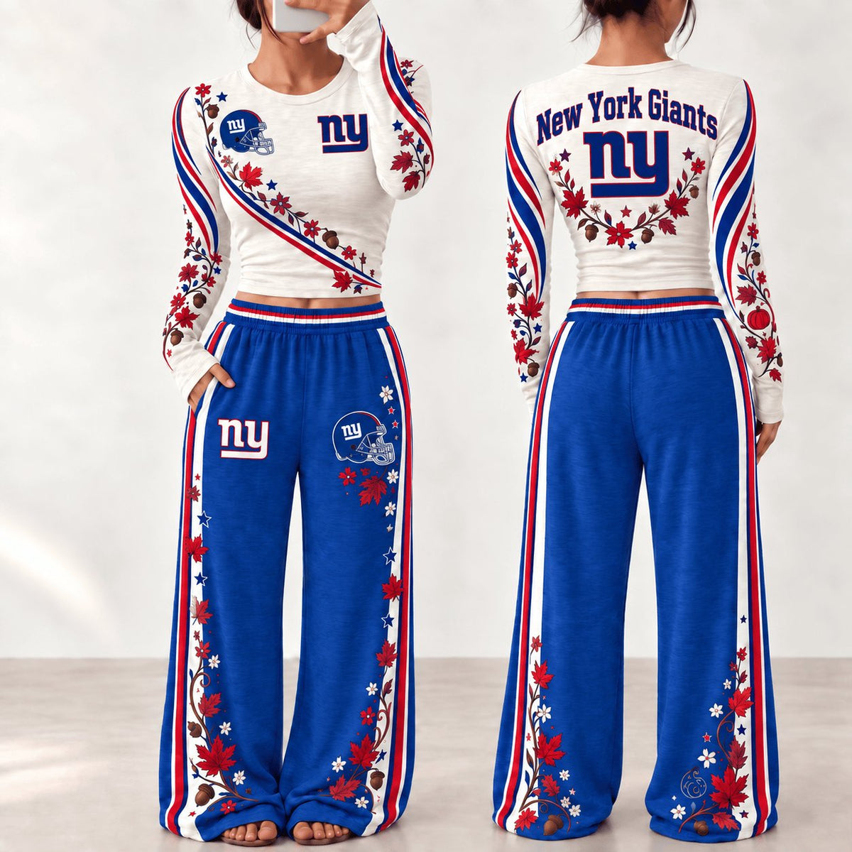 PREMIUM NFL X NYG EXCLUSIVE Woman Fall Season Lounge Set Limited Edition