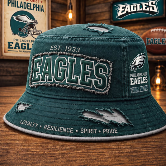 PREMIUM NFL X PE EXCLUSIVE PERSONALIZED BUCKET HAT LIMITED EDITION