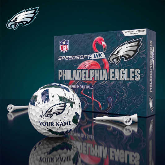 PREMIUM NFL X PE EXCLUSIVE PERSONALIZED GOLF BALL SET LIMITED EDTION