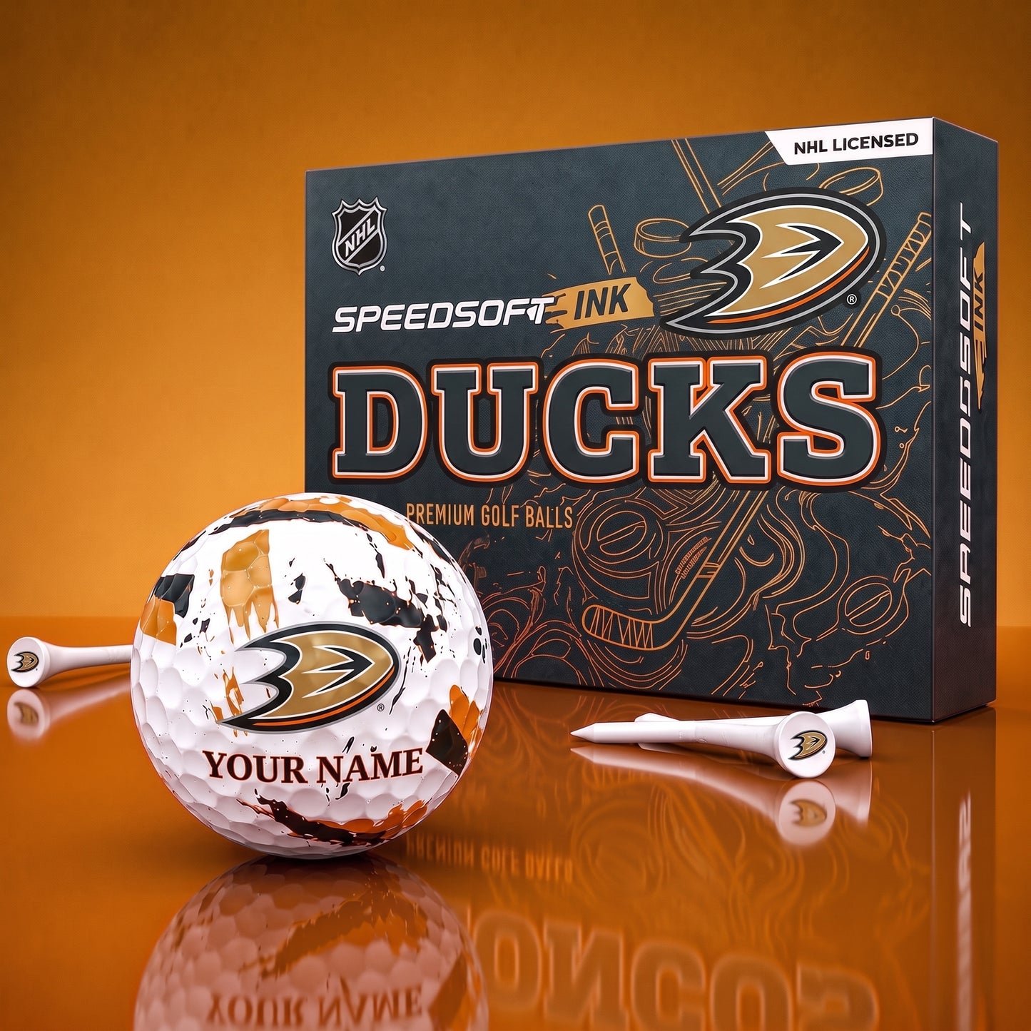 PREMIUM NHL X AD EXCLUSIVE PERSONALIZED GOLF BALL SET LIMITED EDTION