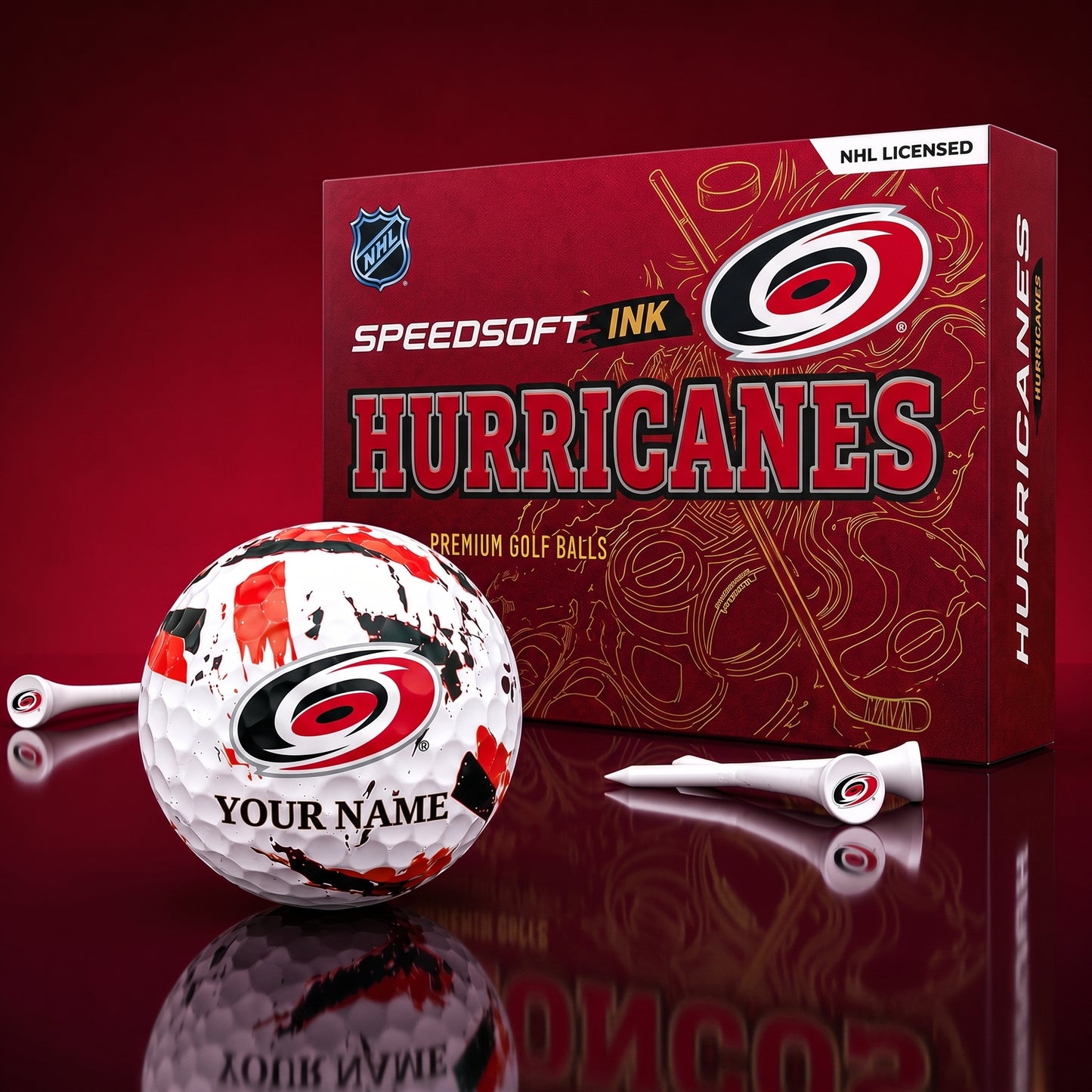 PREMIUM NHL X CH EXCLUSIVE PERSONALIZED GOLF BALL SET LIMITED EDTION