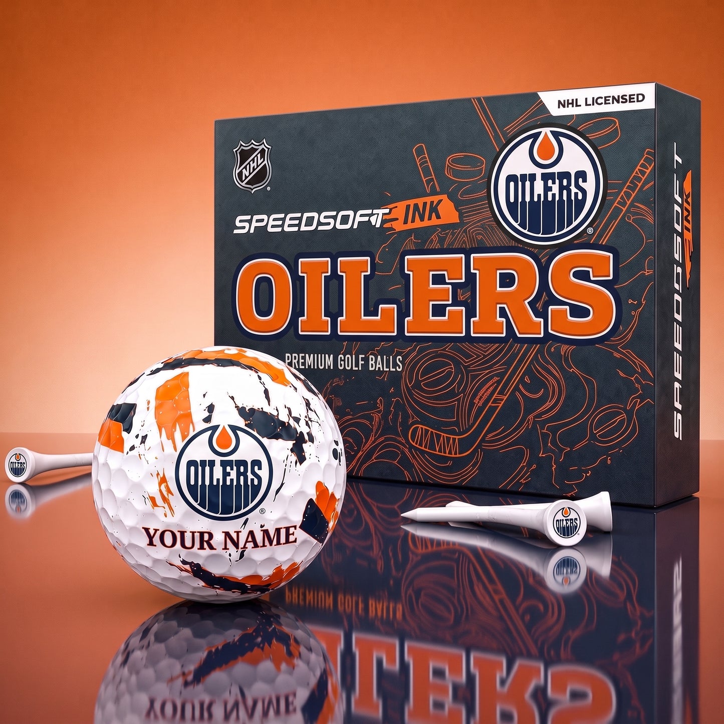 PREMIUM NHL X EO EXCLUSIVE PERSONALIZED GOLF BALL SET LIMITED EDTION