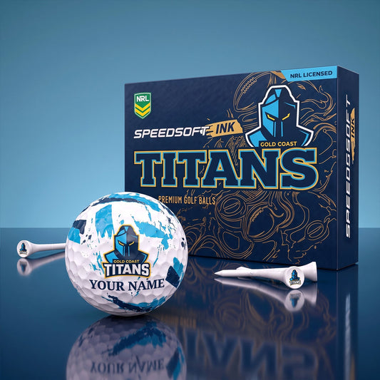 PREMIUM NRL X GCT EXCLUSIVE PERSONALIZED GOLF BALL SET LIMITED EDTION