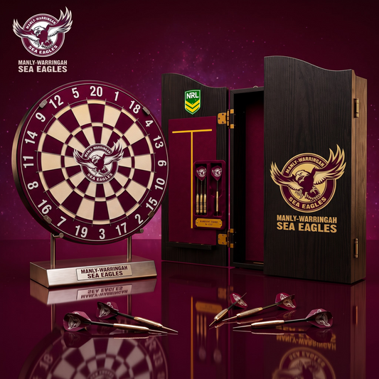 PREMIUM NRL X MWSE EXCLUSIVE   Dartboard GAME Set LIMITED EDITION