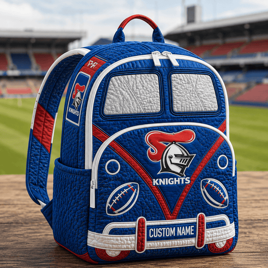 PREMIUM NRL X NK EXCLUSIVE Personalized Hippie Van Quilted Backpack Limited Edition
